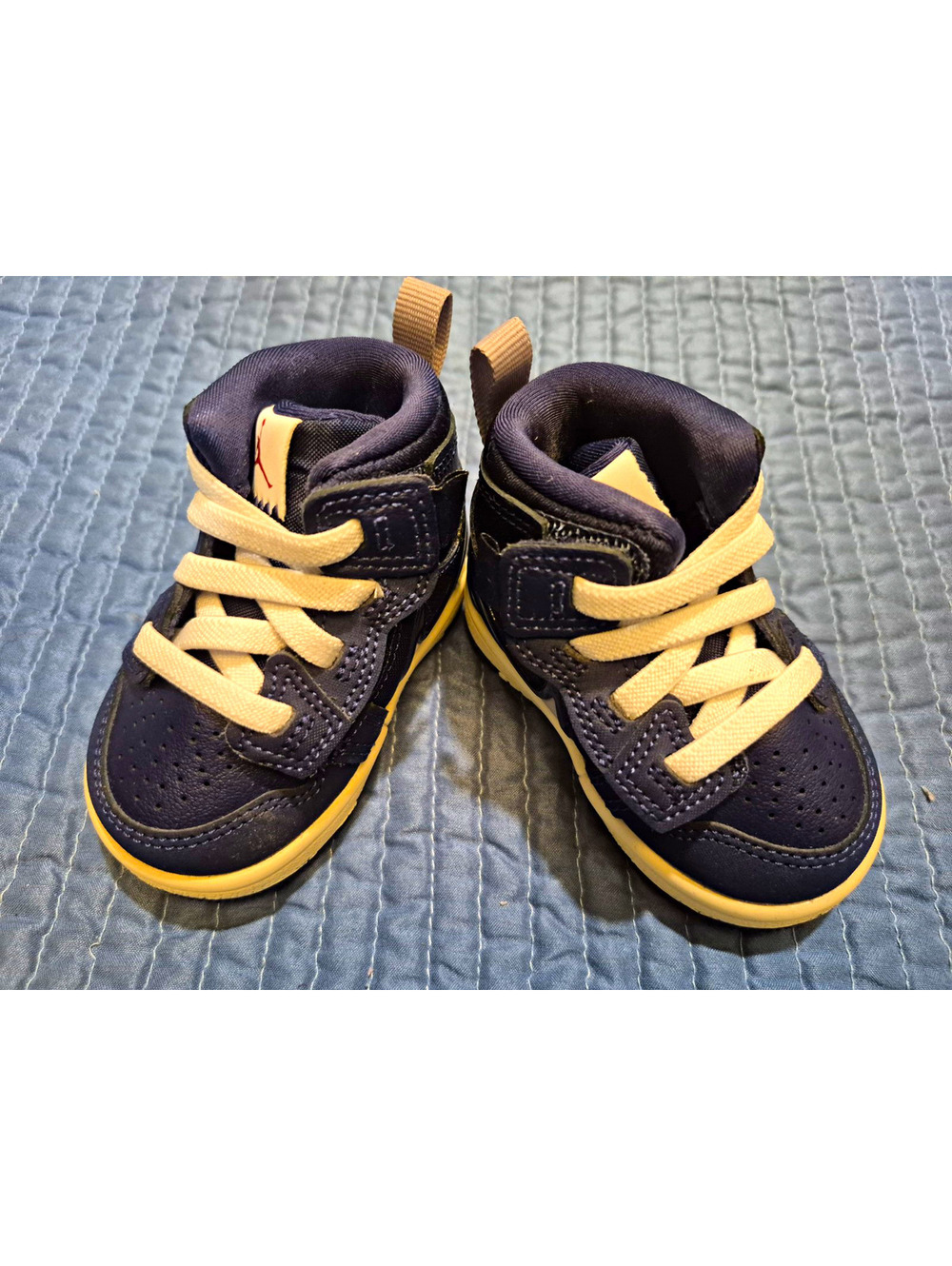 Jordan Air Jordan 1 Mid RM EasyOn TD Blue/Beige Hook & Loop US 2 FQ1283-400